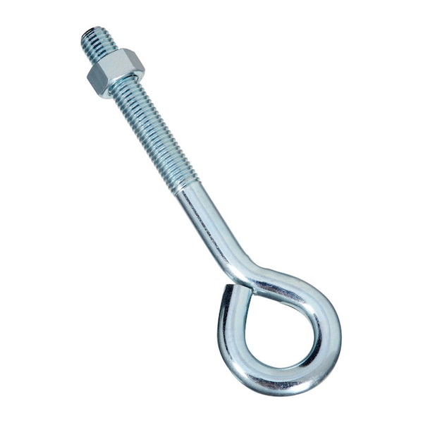 National Hardware National Hardware 5/8 in. X 8 in. L Zinc-Plated Steel Eyebolt Nut Included N347-674 - main